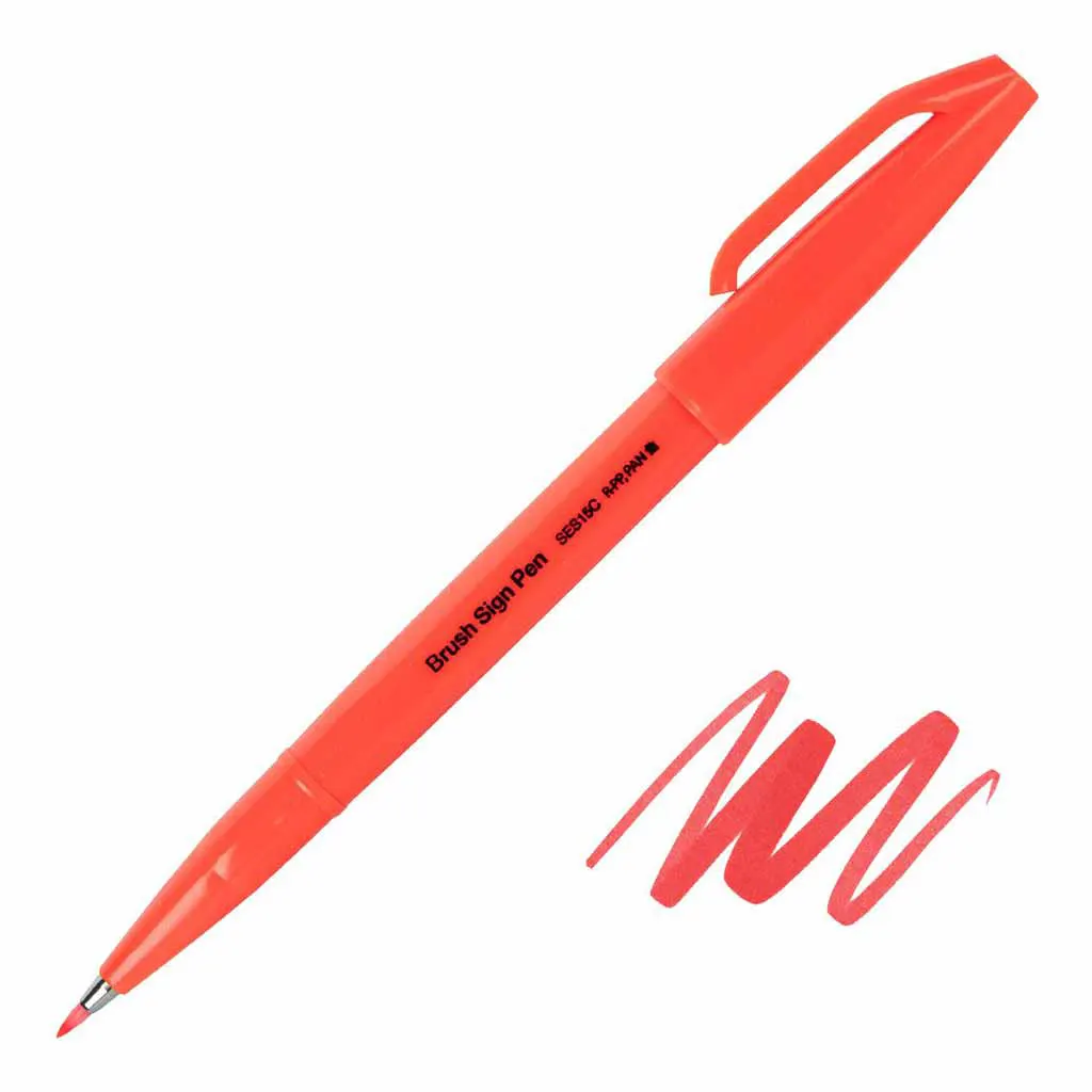 Sign Pen Brush Tip Fluorescent - Image 4