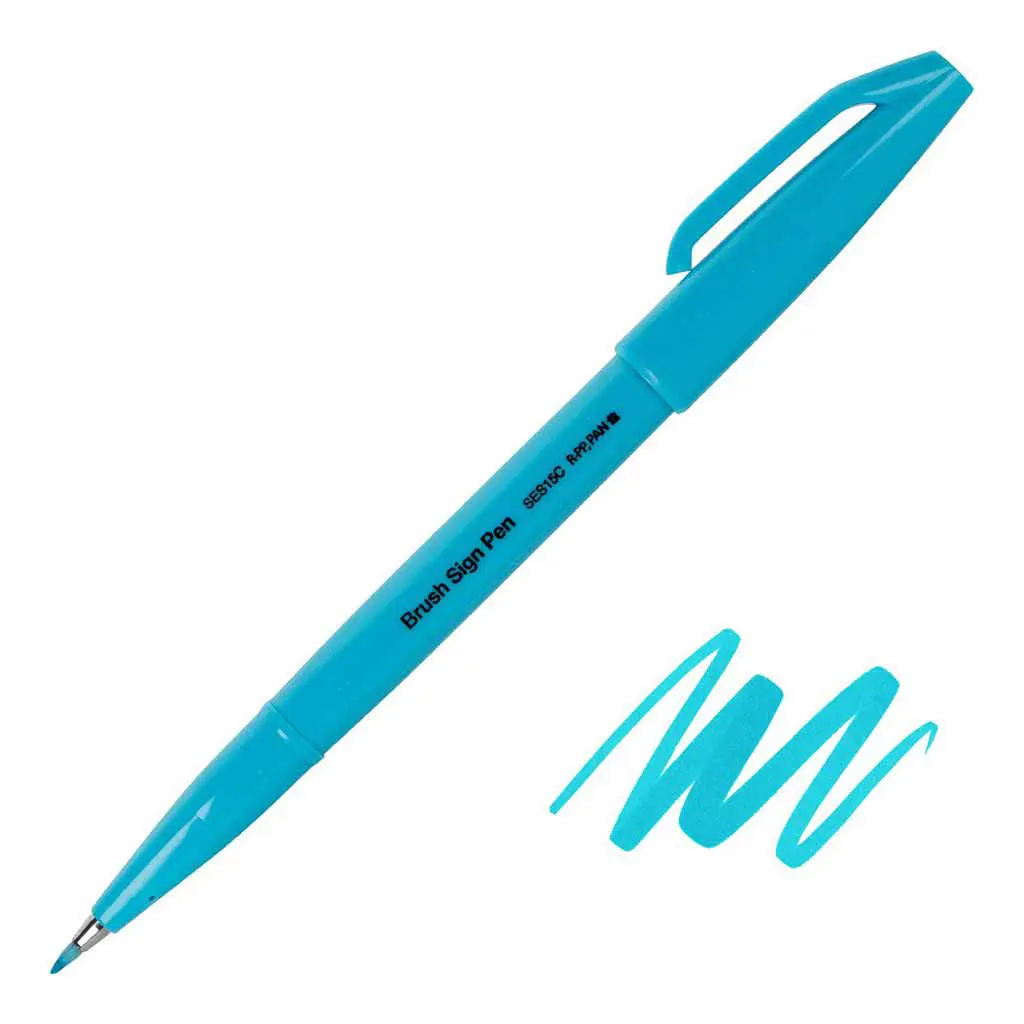 Sign Pen Brush Tip Fluorescent - Image 5