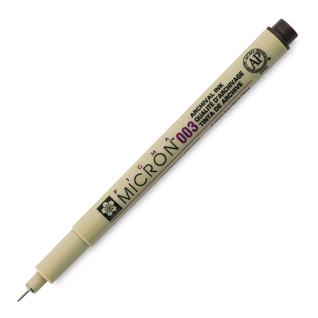 Micron Pen .15mm Sepia