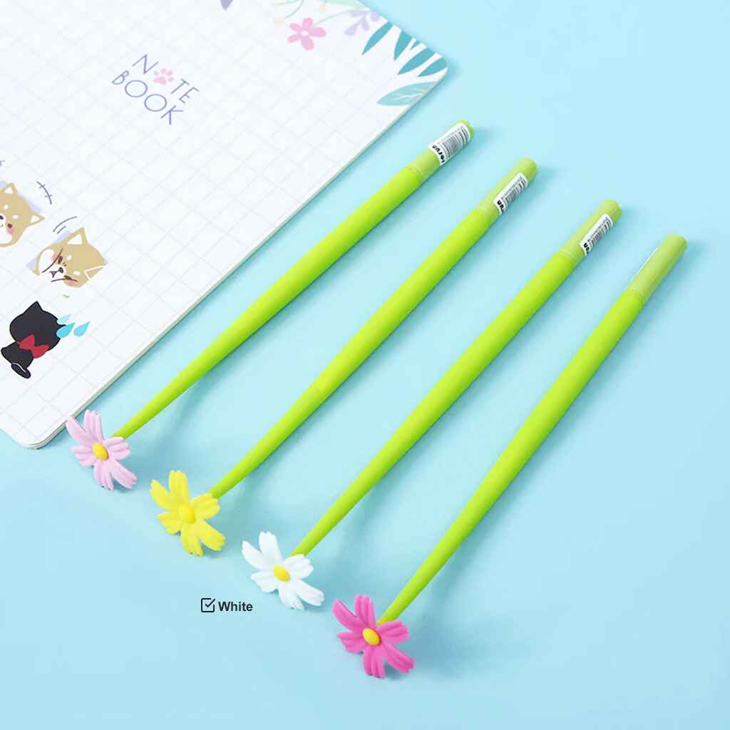 Cosmos Flower Wiggle Gel Pen - Image 3