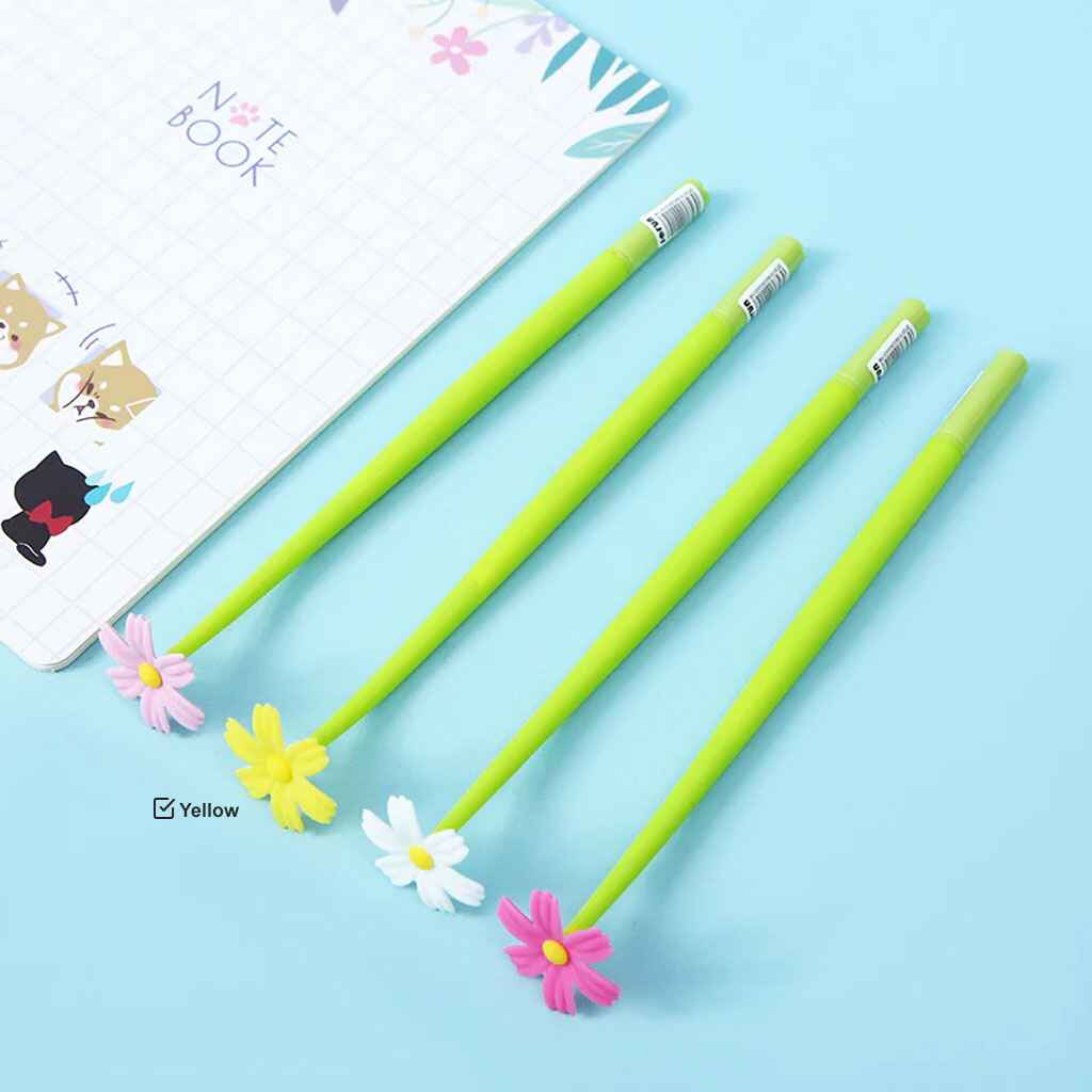 Cosmos Flower Wiggle Gel Pen - Image 4