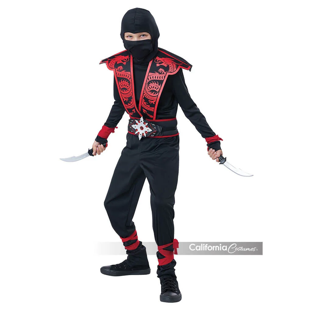 Ninja With Dagger Belt Costume - Image 2
