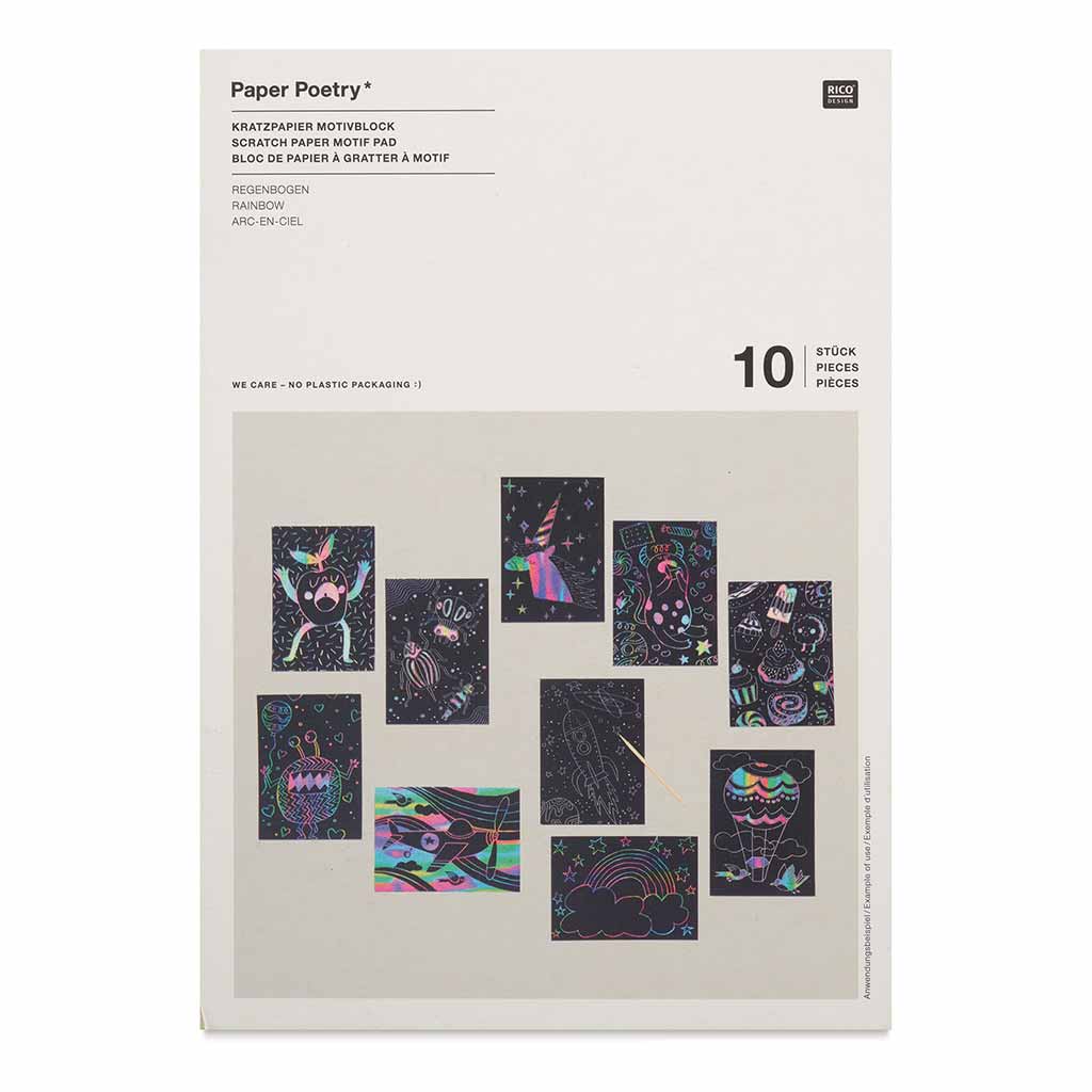 Rico Design Scratch Paper Pad A5 Motif