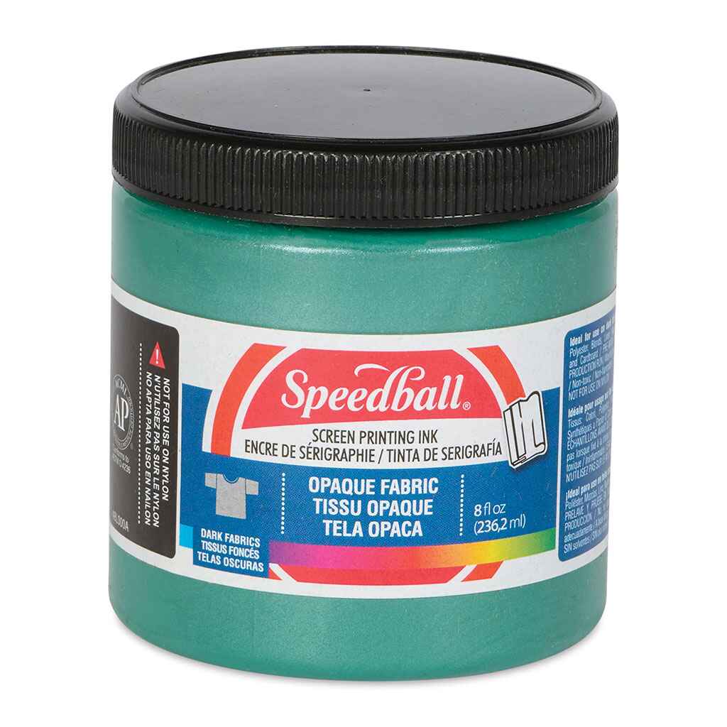 Fabric Screen Printing Ink 8oz, Prim Peacock