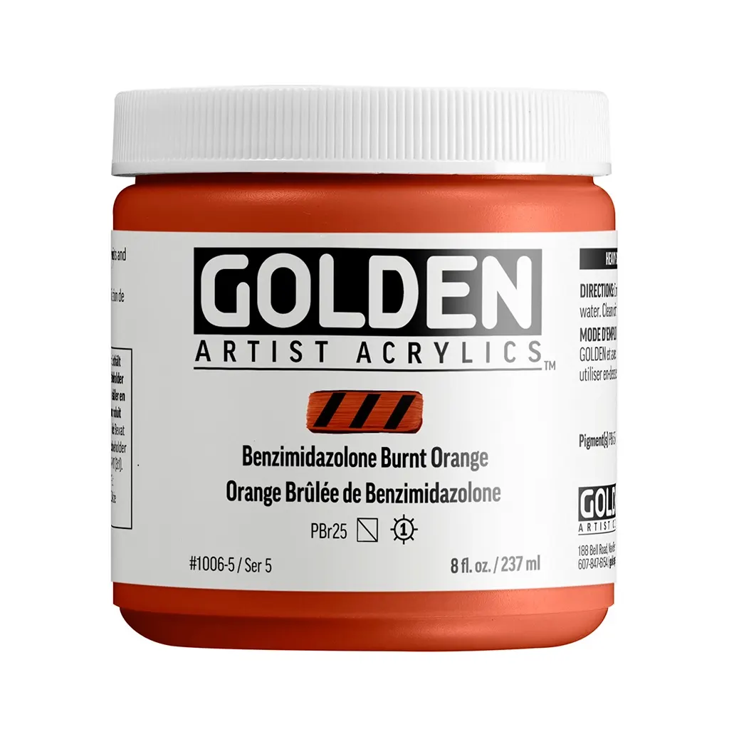 Heavy Body Acrylic Paint SR5 Benz Burnt Orange - Image 3