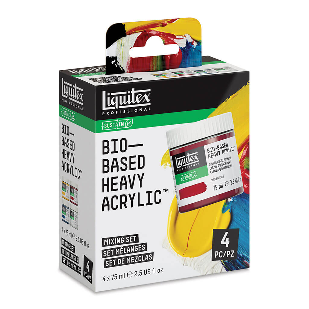 Bio-Based Heavy Acrylic Paints Set of 4 75ml - Image 2