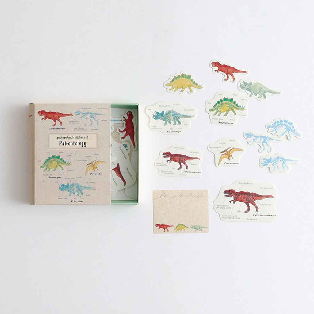 Green Flash Study Holic Sticker Book Paleontology