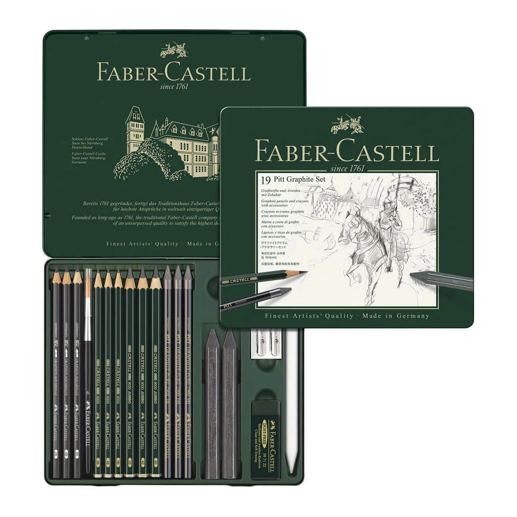 Pitt Graphite Pencil Set of 19