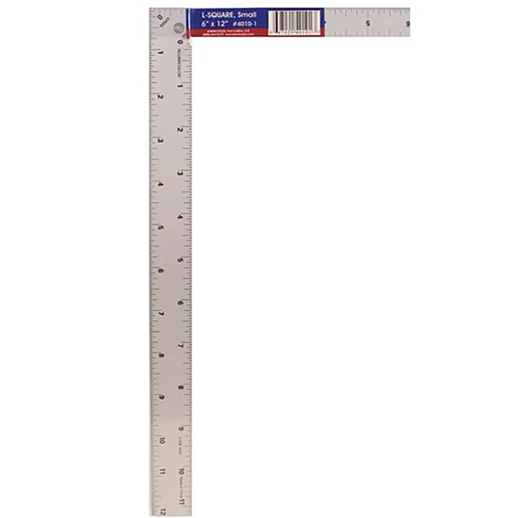 Designer's Large L-Square, Silver, 14in x 24in