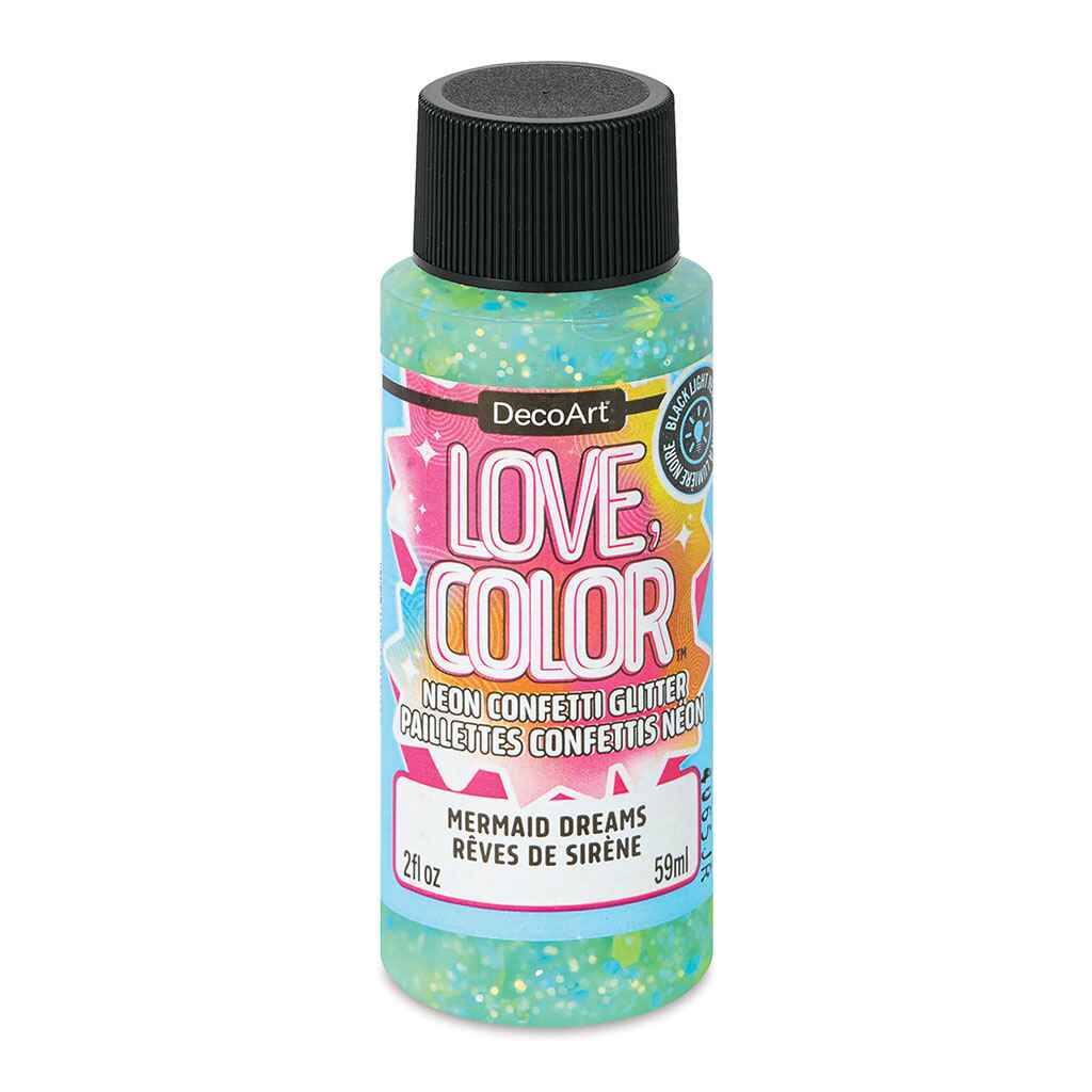 Love Color Neon Confetti Glitter, 2oz - Image 3