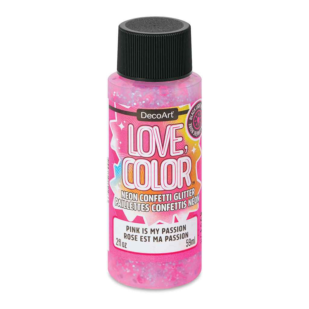 Love Color Neon Confetti Glitter, 2oz - Image 4
