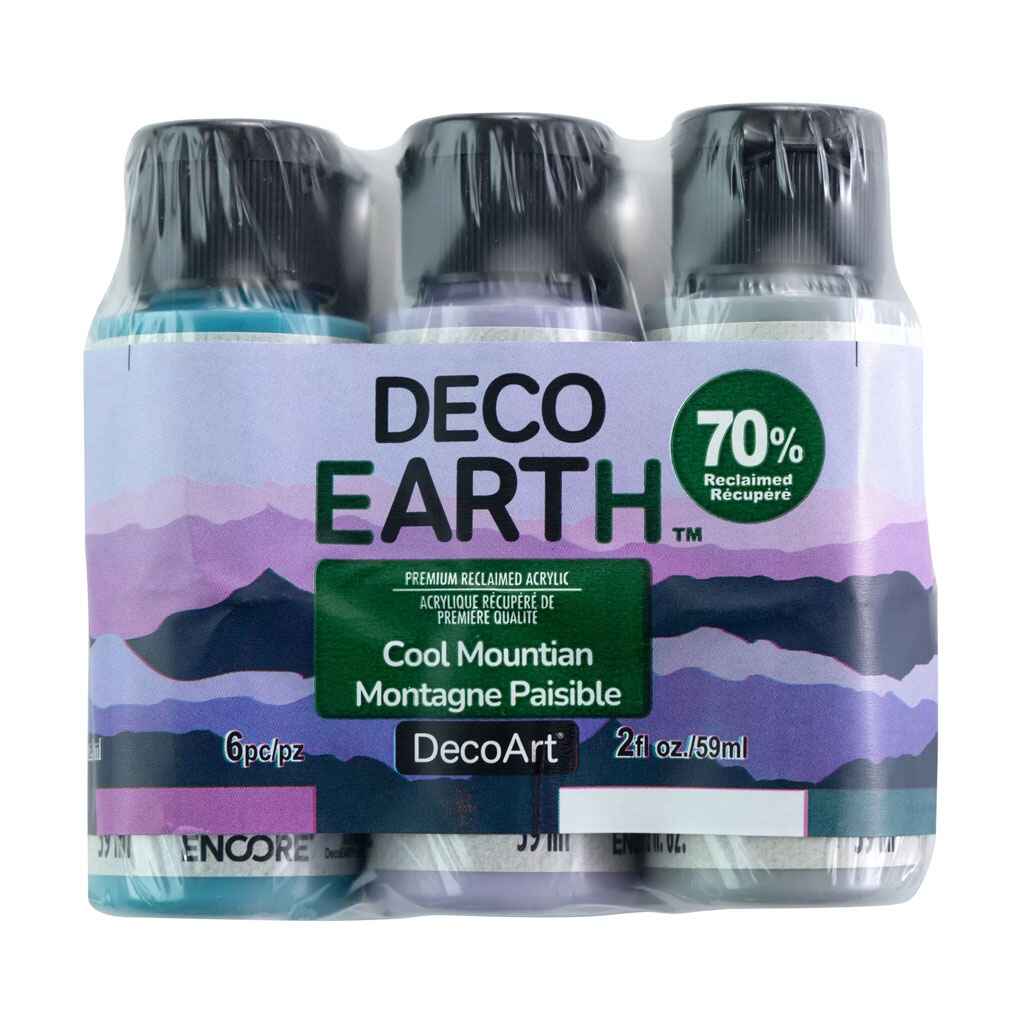 DecoEarth Reclaimed Acrylic 6ct Color Set, 2oz 6ct - Image 3