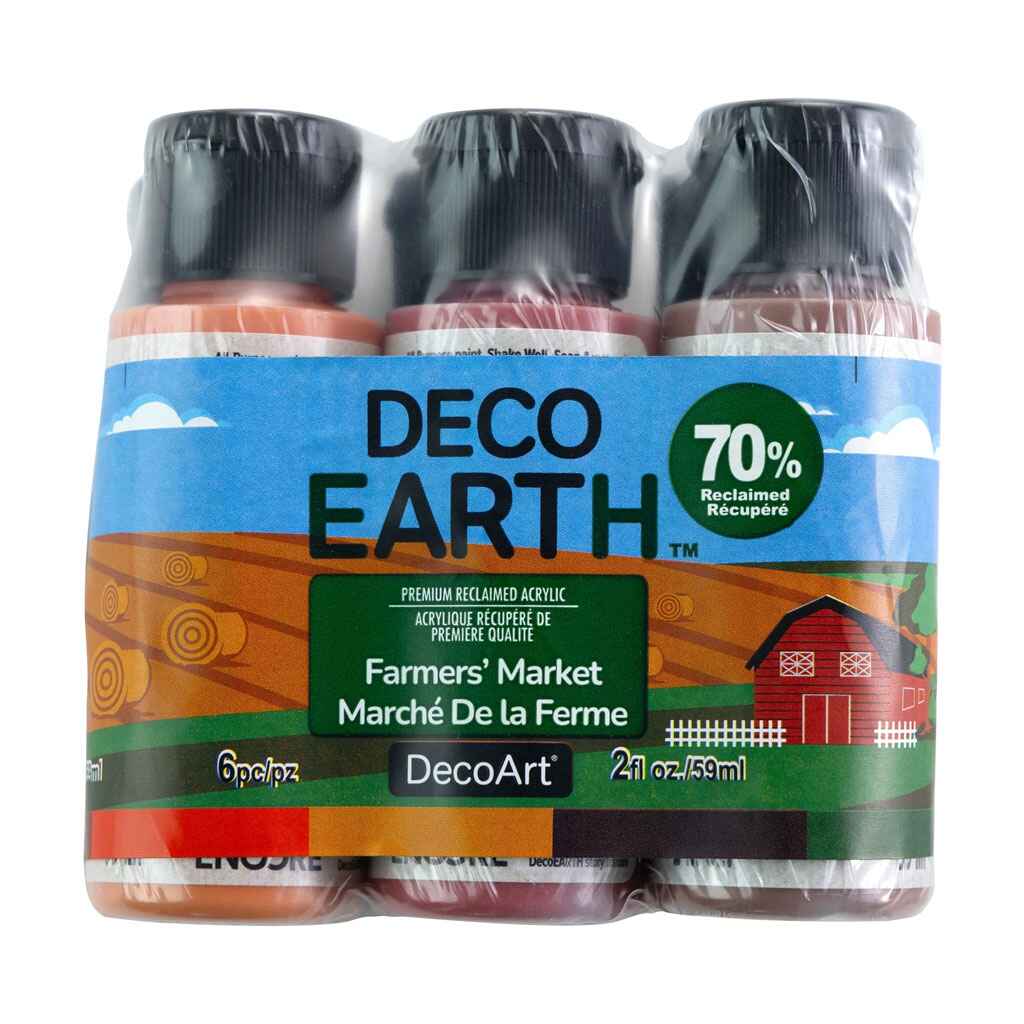 DecoEarth Reclaimed Acrylic 6ct Color Set, 2oz 6ct - Image 5