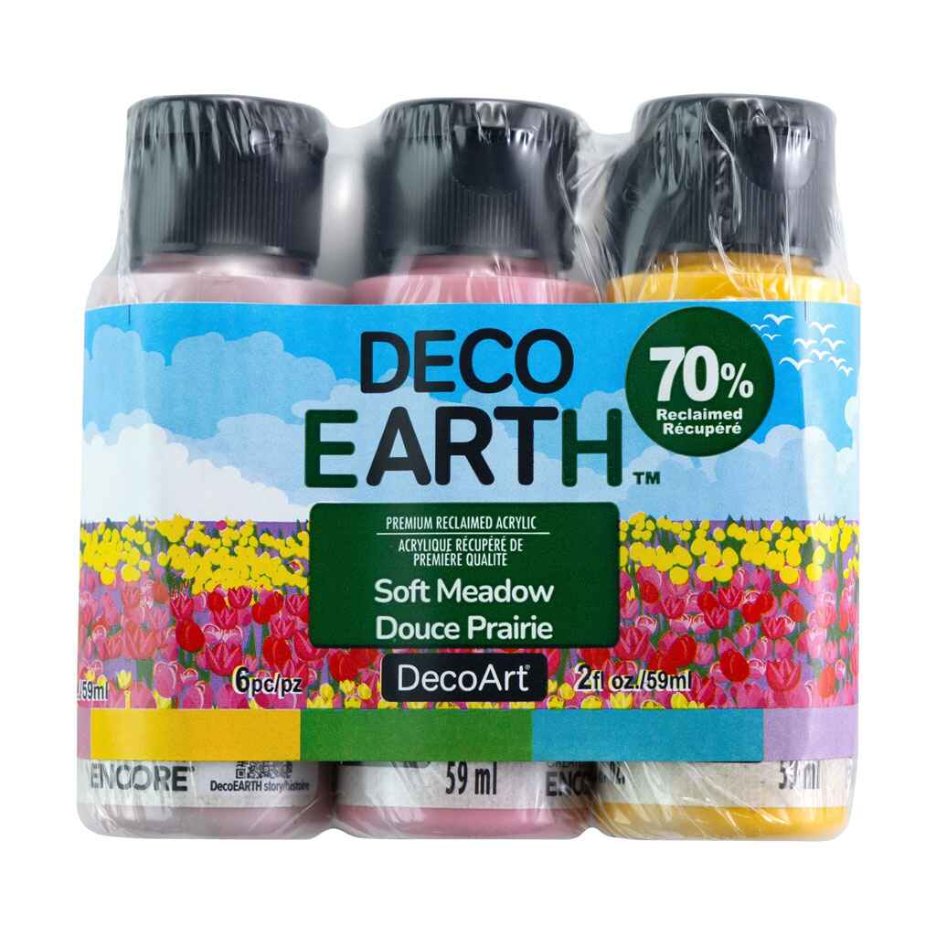 DecoEarth Reclaimed Acrylic 6ct Color Set, 2oz 6ct - Image 6