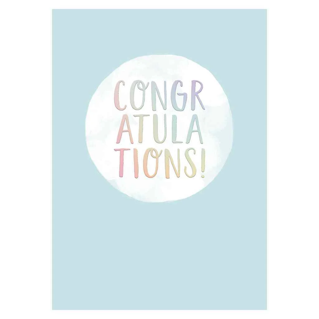 Congratulations Boy Greeting Card