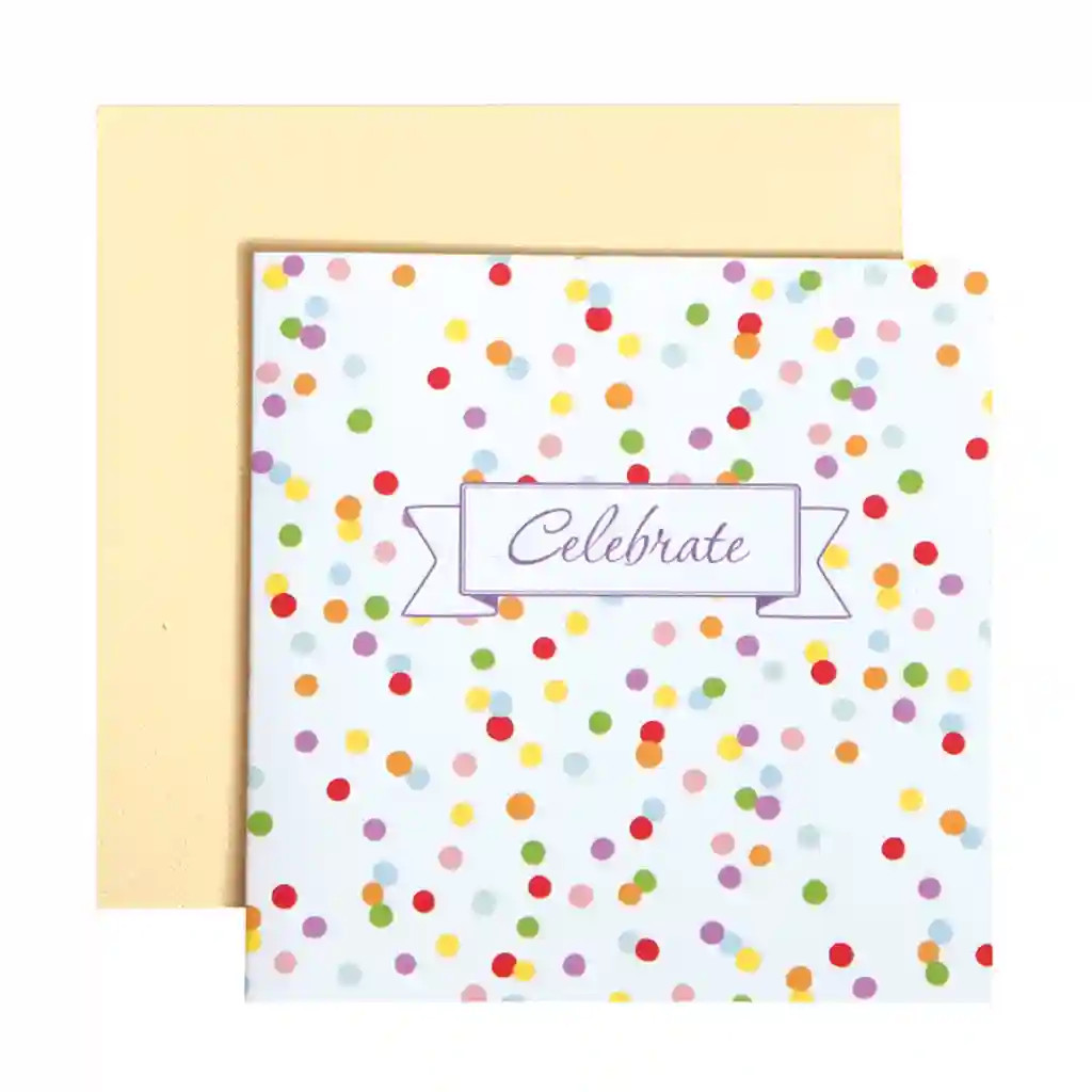 Confetti Gift Enclosure Card