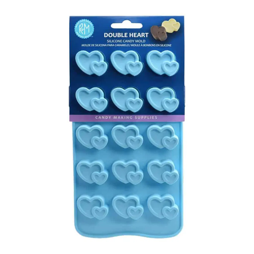 Chocolate Mold Double Heart