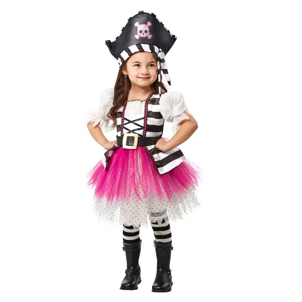 Little Pirate Girl Toddler Costume - Image 2