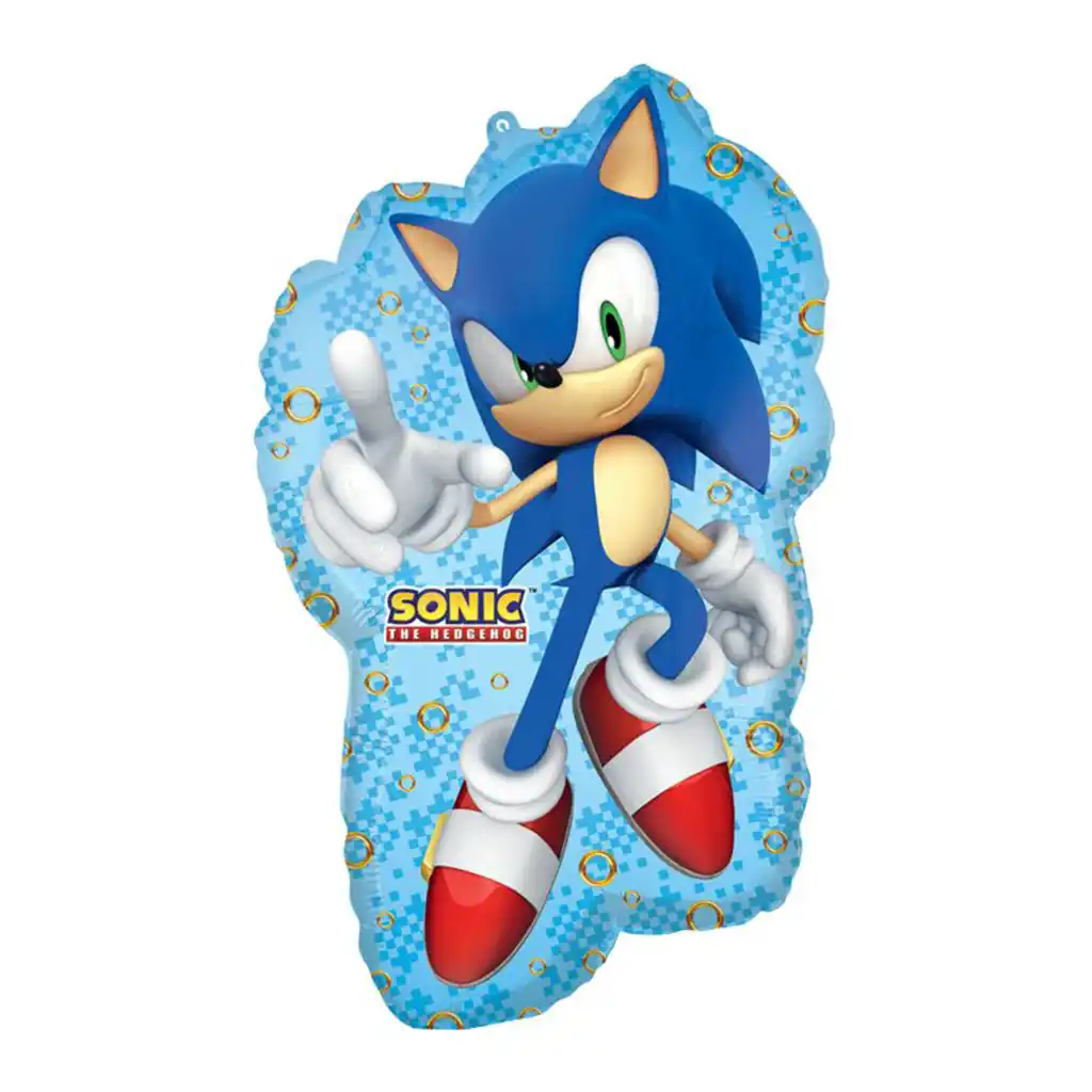 Sonic The Hedgehog 2 Super Shape Foil Balloon, 30in