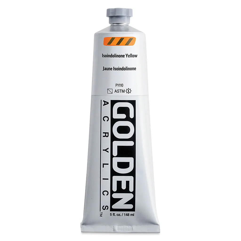 Heavy Body Acrylic Isoindolinone Yellow - Image 2