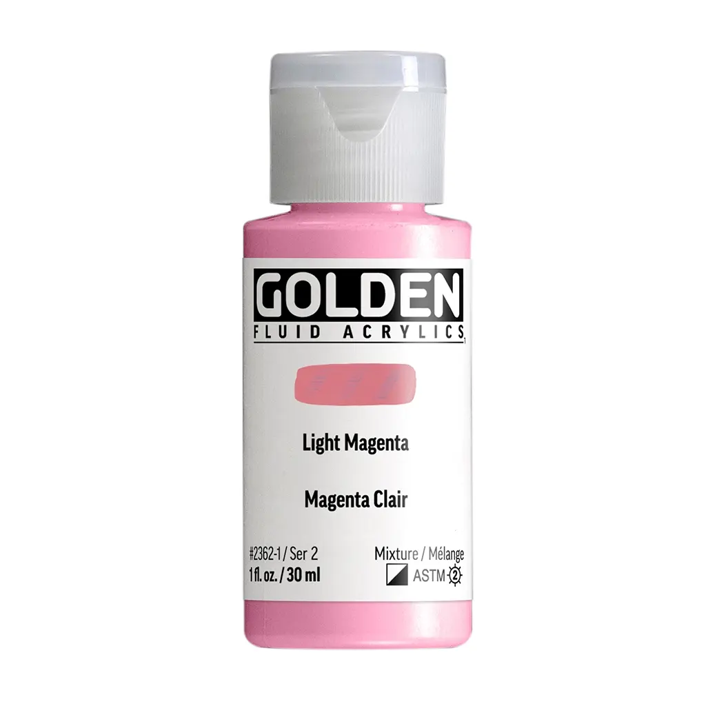 Fluid Acrylic Paints Light Magenta