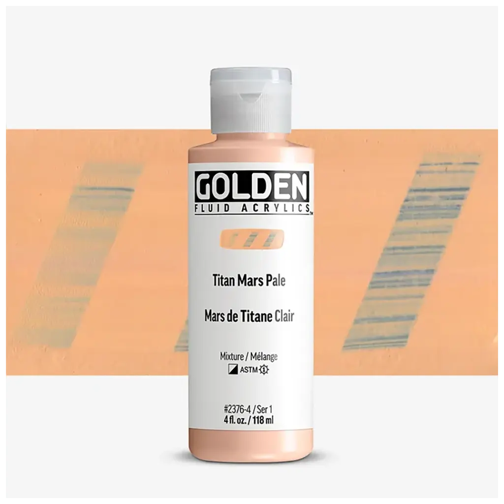 Fluid Acrylic Paints Titan Mars Pale - Image 2