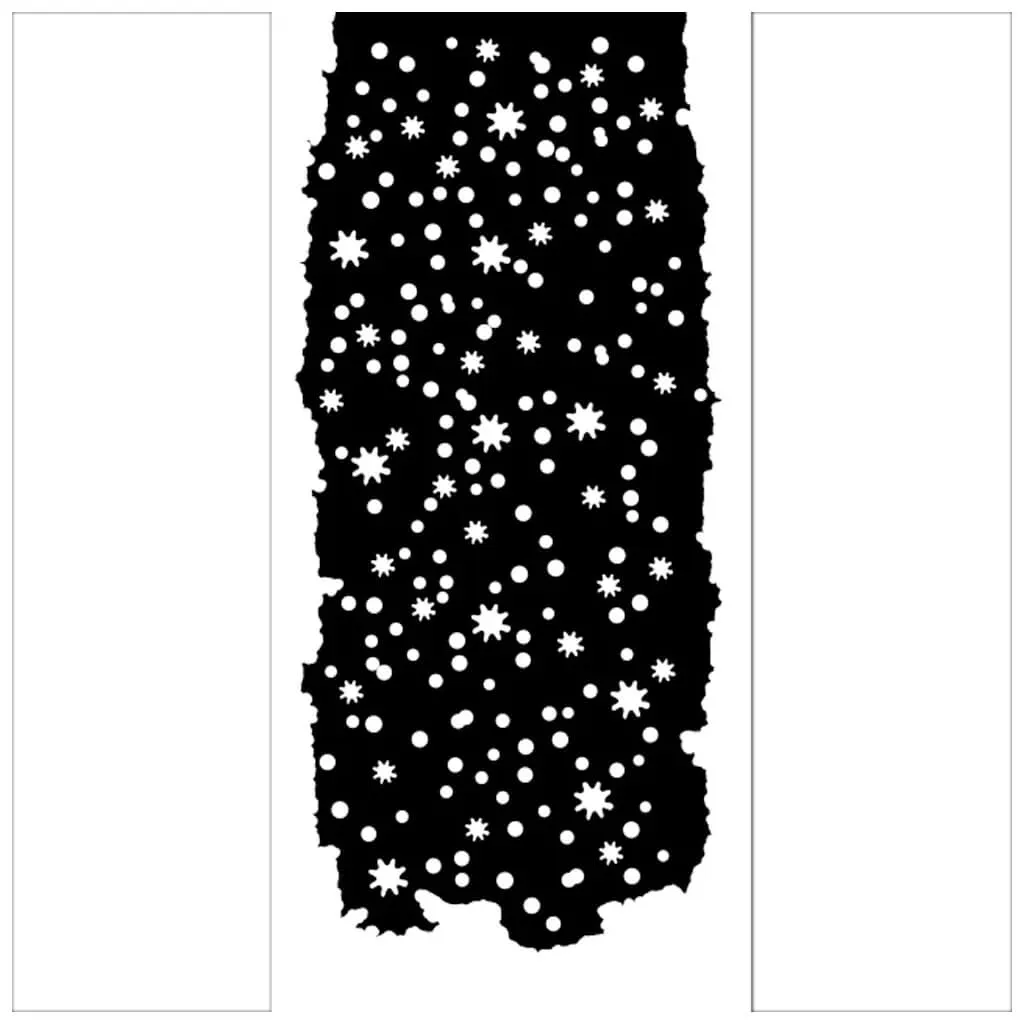 Little Dots Stencil, 12cm x 25cm