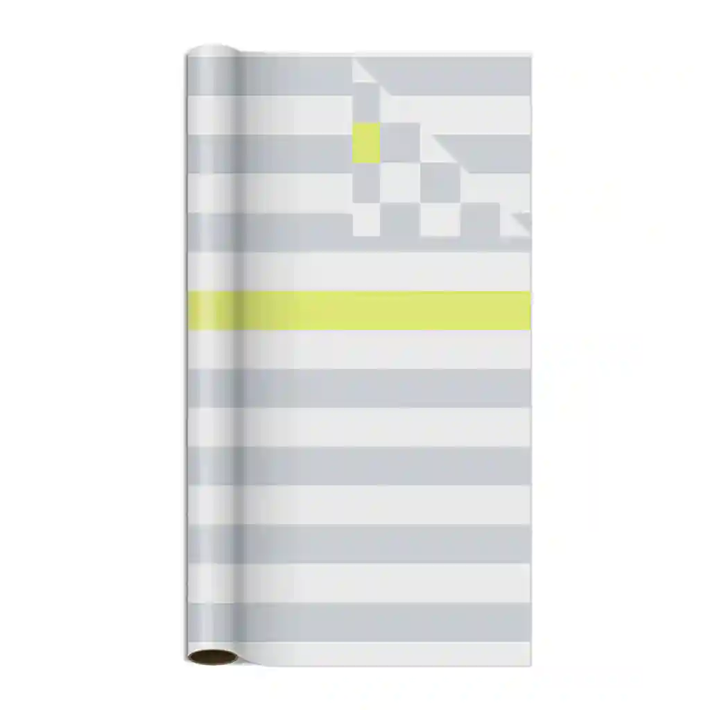 Stripe & Checkerboard Roll Wrap, 5ft