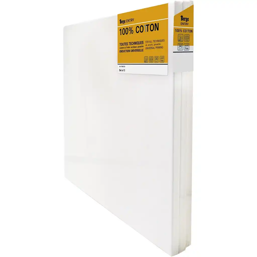 Berge Entry Cotton Stretched Canvas (Set of 3) - Image 3