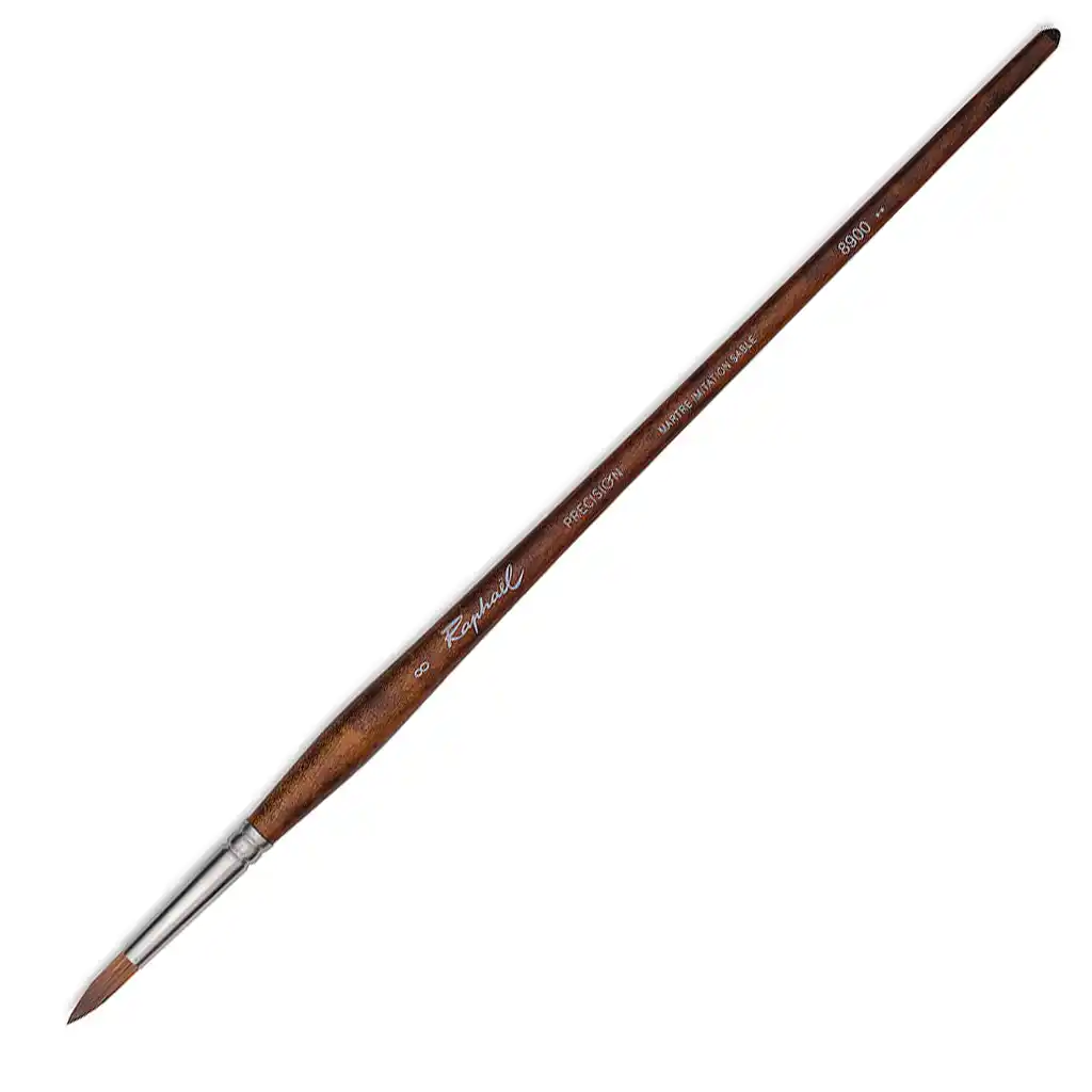 Raphael Precision Acrylic And Oil Round Brush 8900 - Image 10
