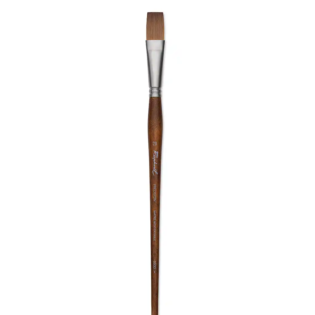 Raphael Precision Acrylic And Oil Flat Brush 8930 - Image 5