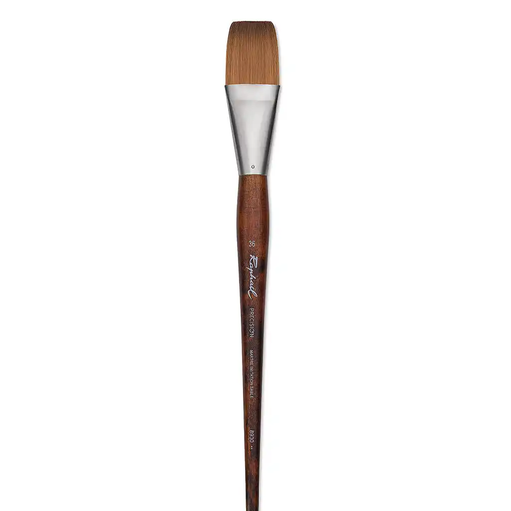 Raphael Precision Acrylic And Oil Flat Brush 8930 - Image 8