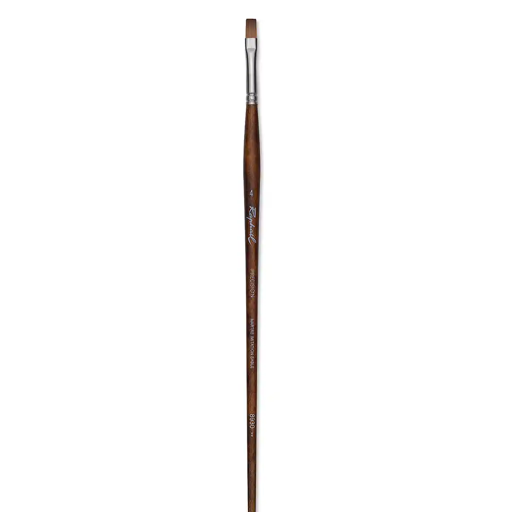Raphael Precision Acrylic And Oil Flat Brush 8930 - Image 9