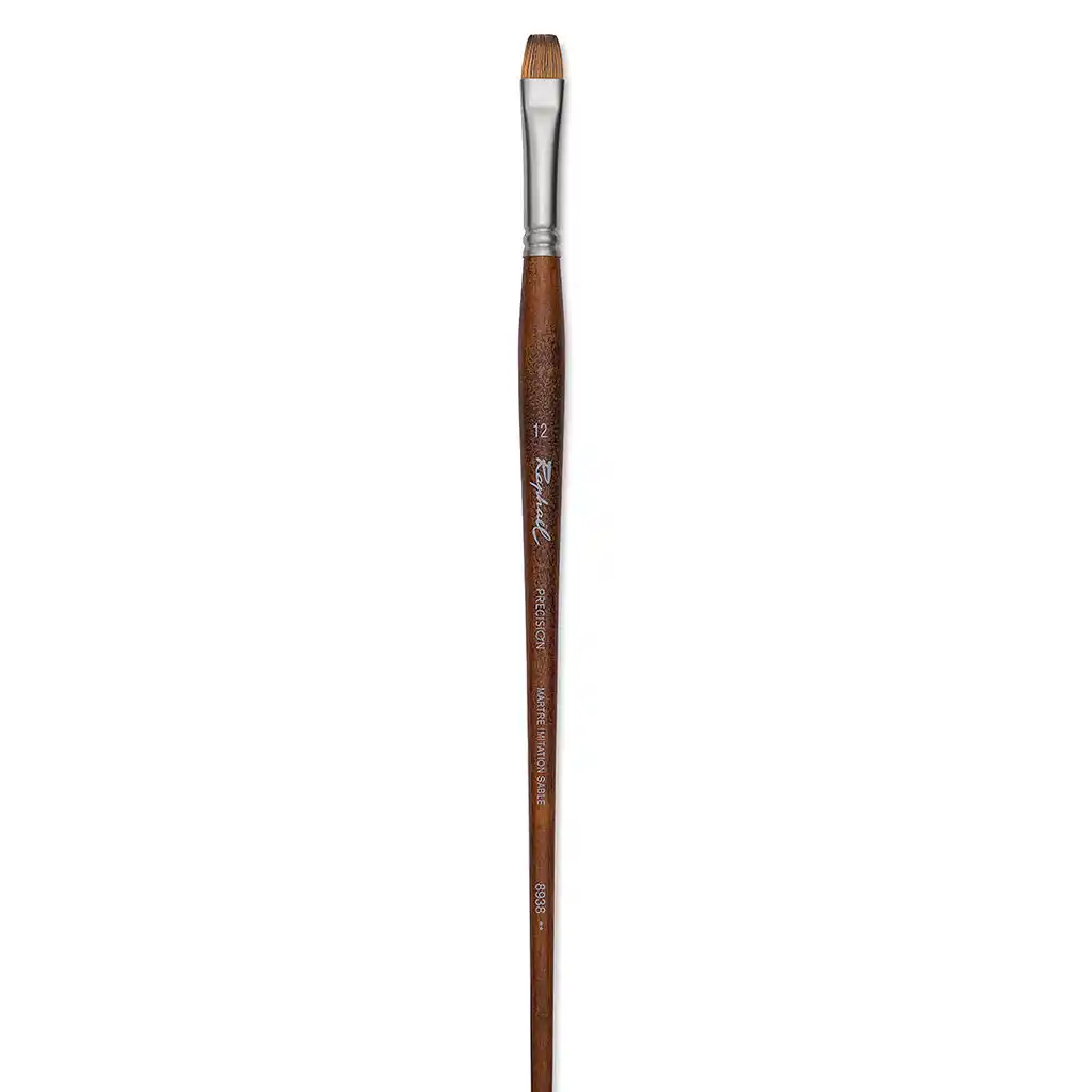Raphael Precision Acrylic And Oil Short Flat Brush 8938