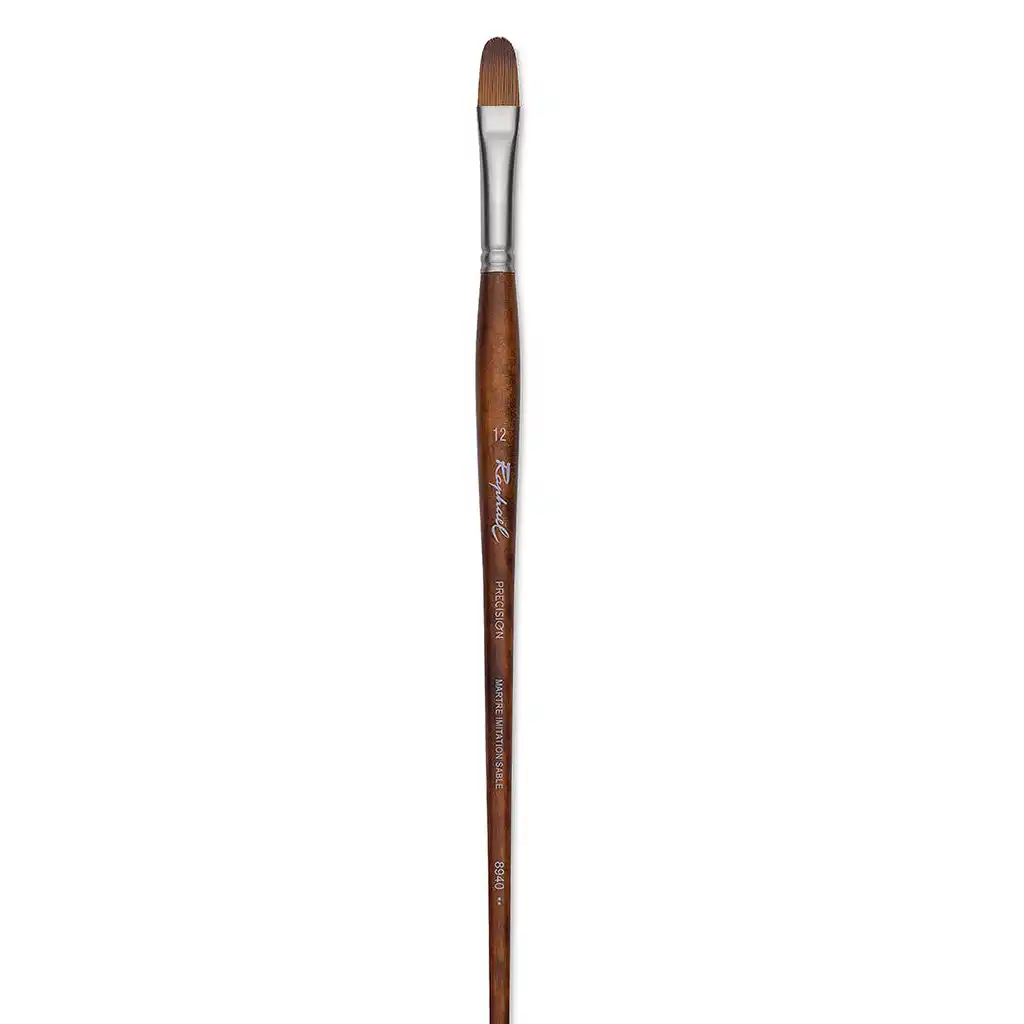 Raphael Precision Acrylic And Oil Filbert Brush 8940 - Image 3