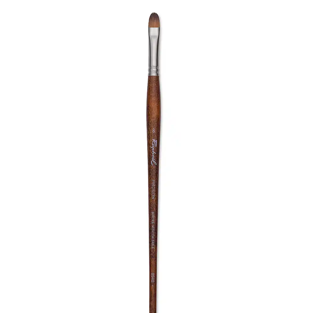 Raphael Precision Acrylic And Oil Filbert Brush 8940 - Image 9