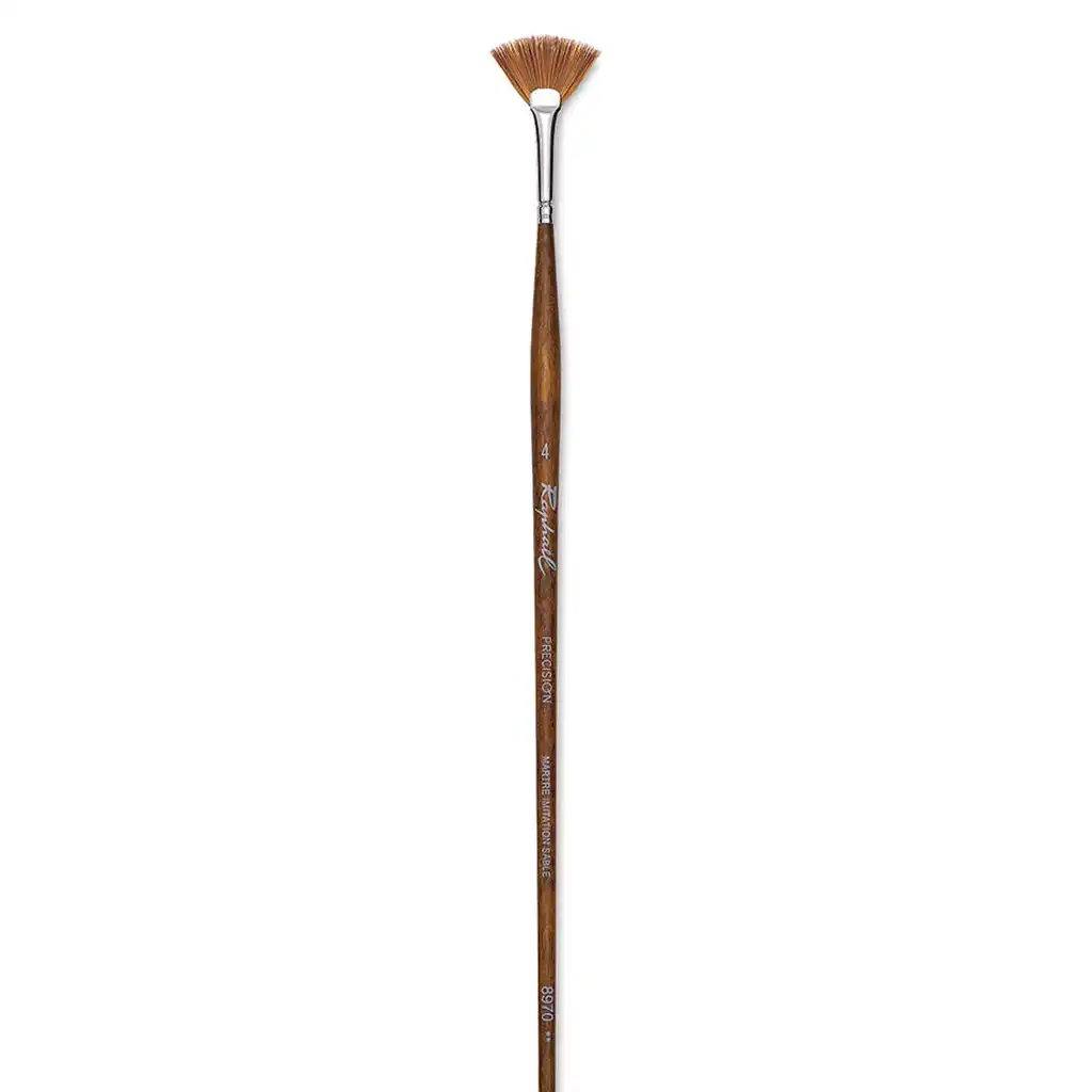 Raphael Precision Acrylic And Oil Fan Brush 8970 - Image 2