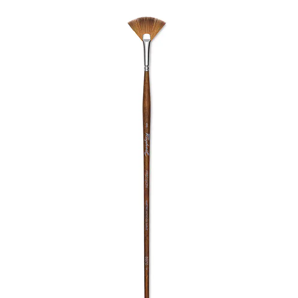 Raphael Precision Acrylic And Oil Fan Brush 8970 - Image 3