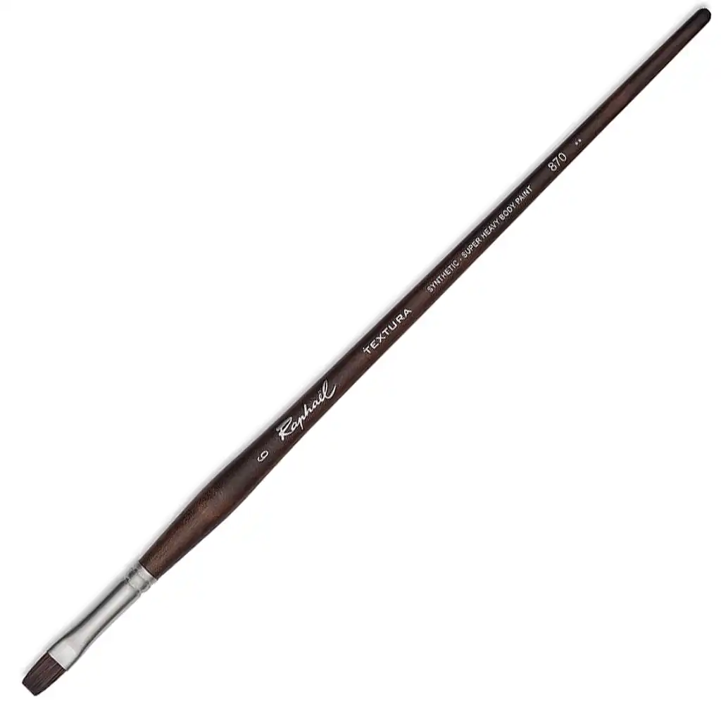 Raphael Texture Acrylic Short Flat Brush 870 - Image 6