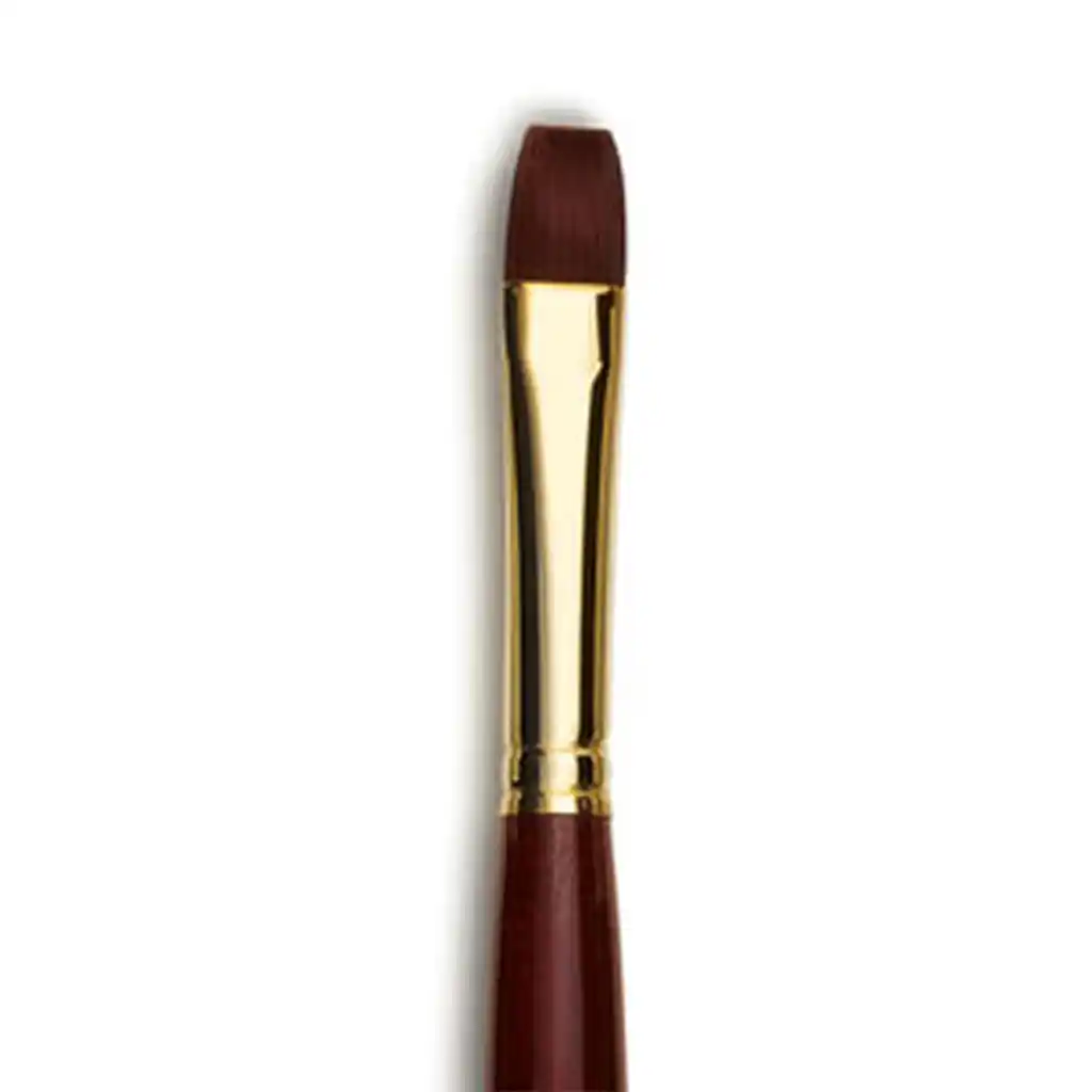 Raphael Sepia Acrylic Short Flat Brush 8740 - Image 2