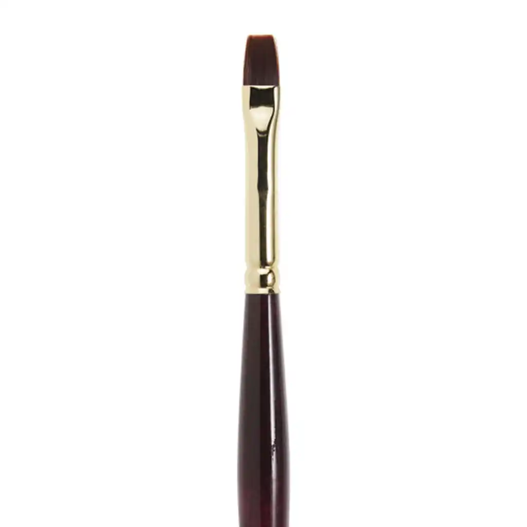 Raphael Sepia Acrylic Short Flat Brush 8740 - Image 4