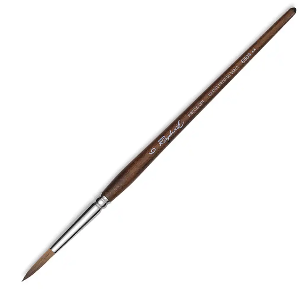 Raphael Precision Watercolour Round Brush 8504 - Image 9