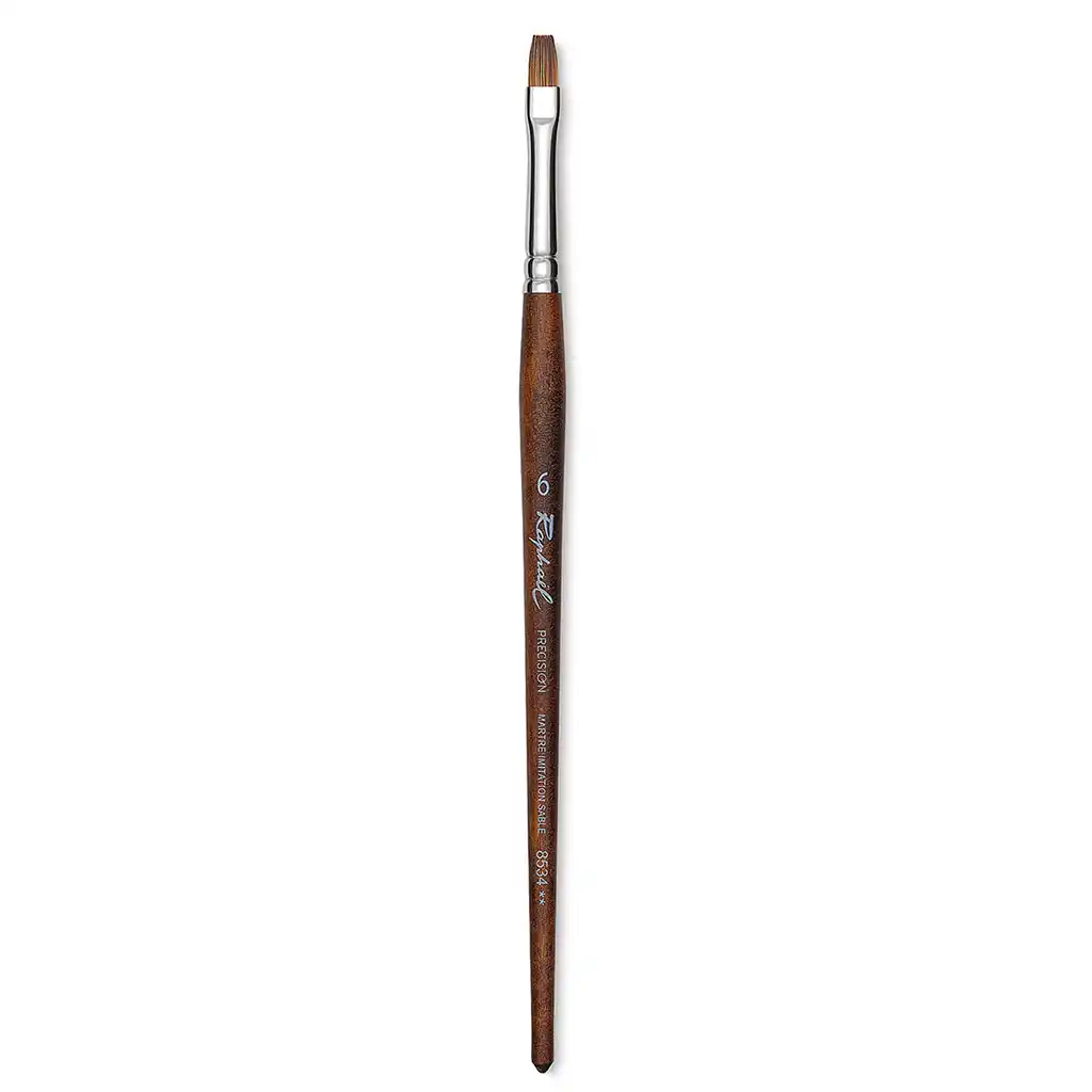 Raphael Precision Watercolour Flat Brush 8534 - Image 4