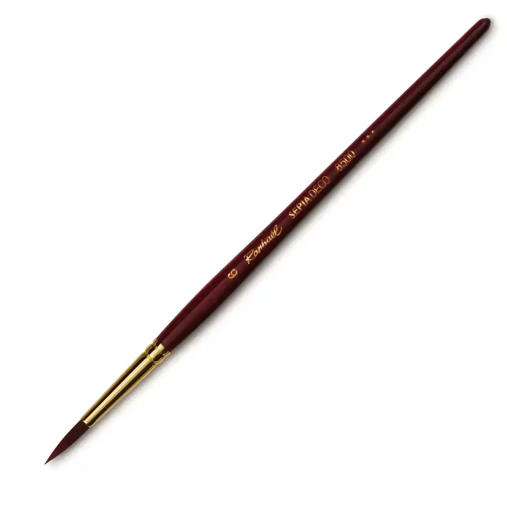 Raphael Sepia Deco Round Brush 8500 - Image 7