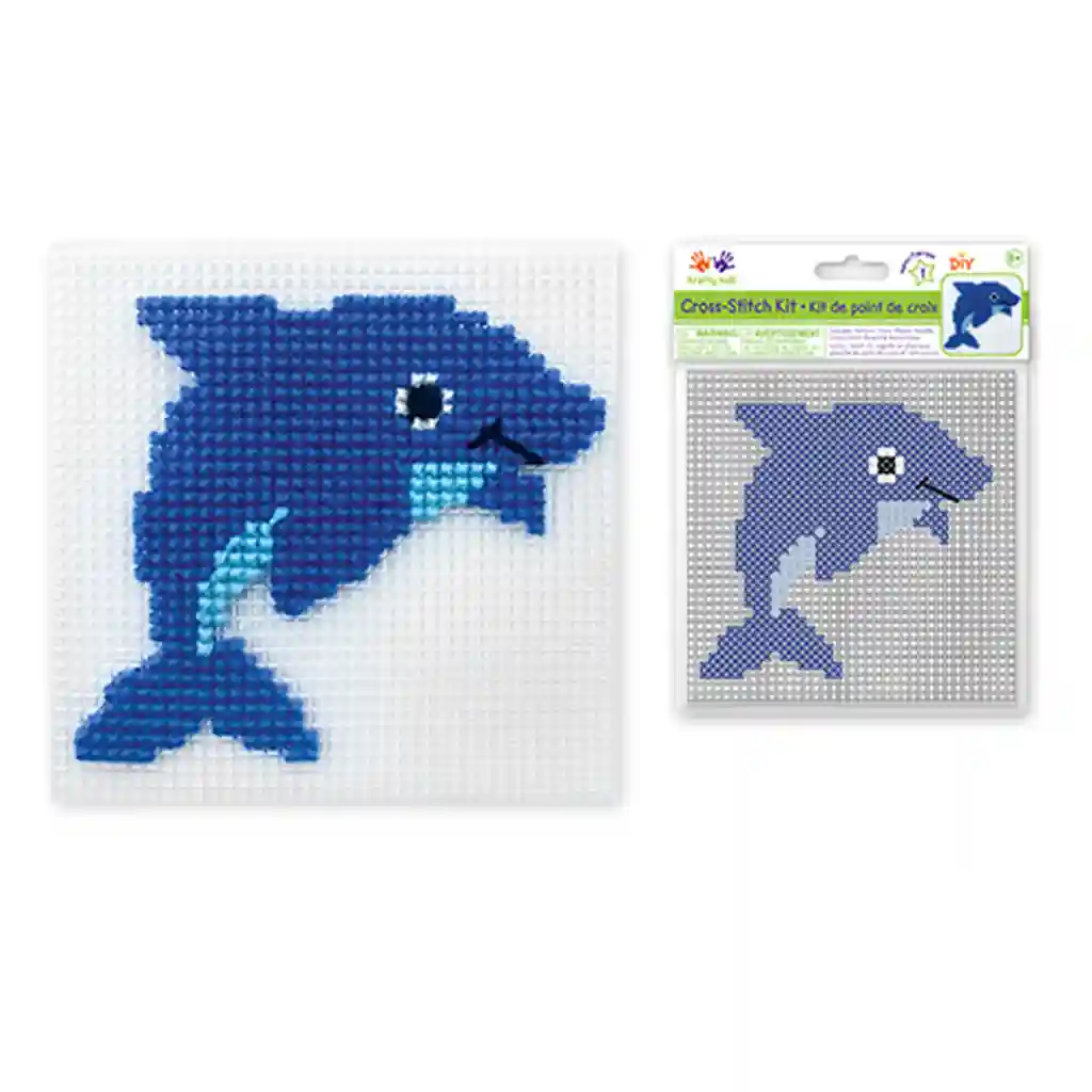 Krafty Kids Kit: Diy Plastic Canvas Cross-Stitch Kit - Image 2