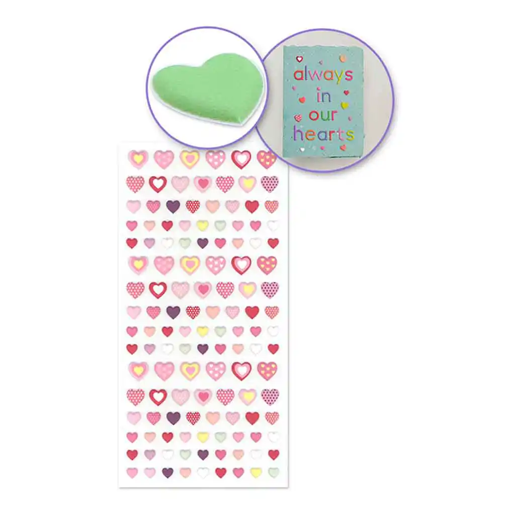 Paper Craft Sticker: 3.7in x 7.7in 3D Puffy Icons Mini Motifs - Image 2