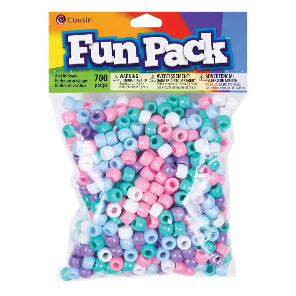 Cousin Pony Bead Mix, Pastel
