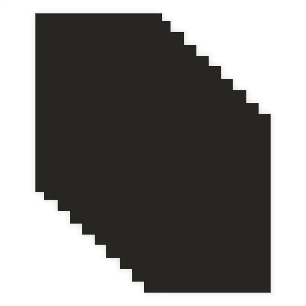 Smooth Card 8.5in x 11in, Black