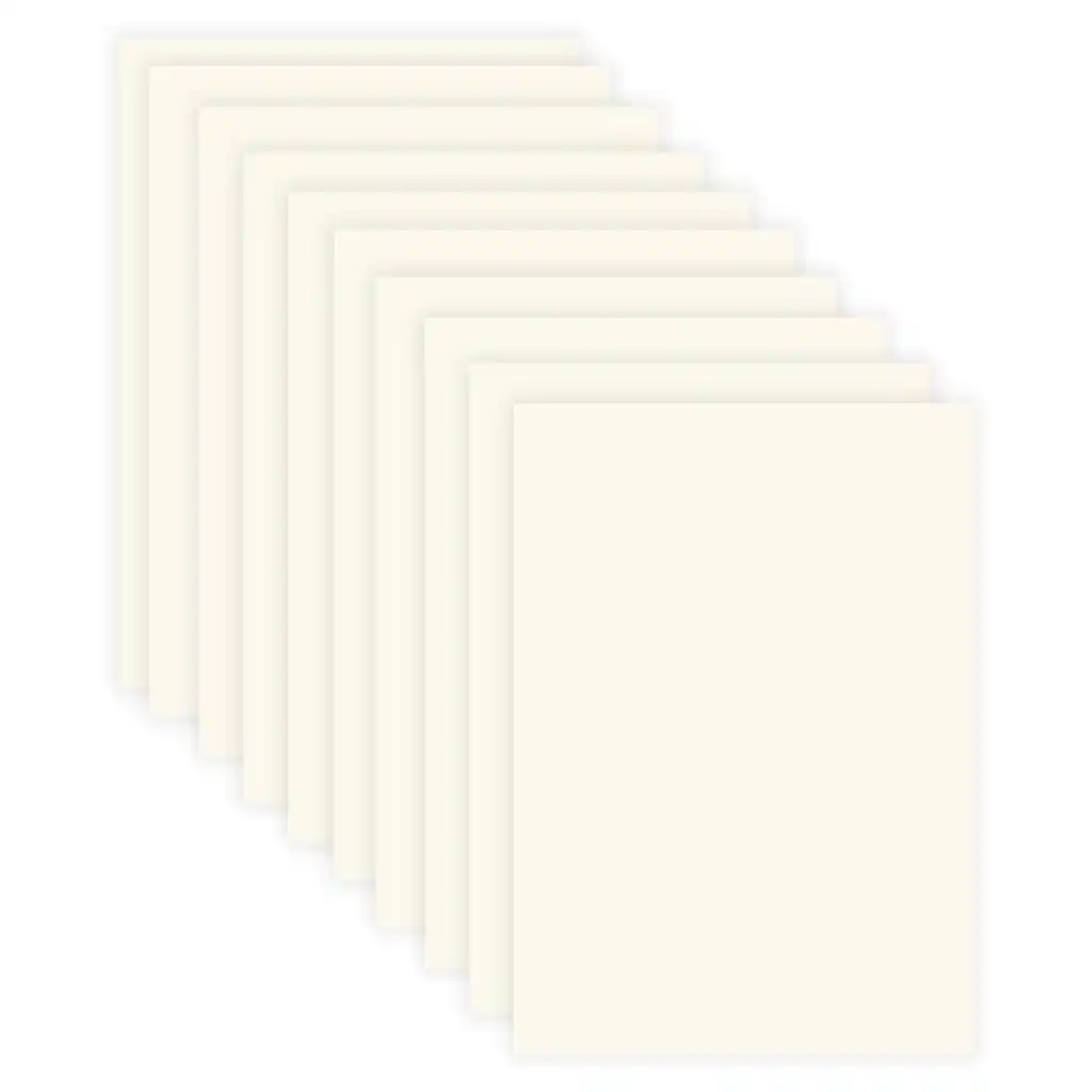 Smooth Card 8.5in x 11in, Ivory White