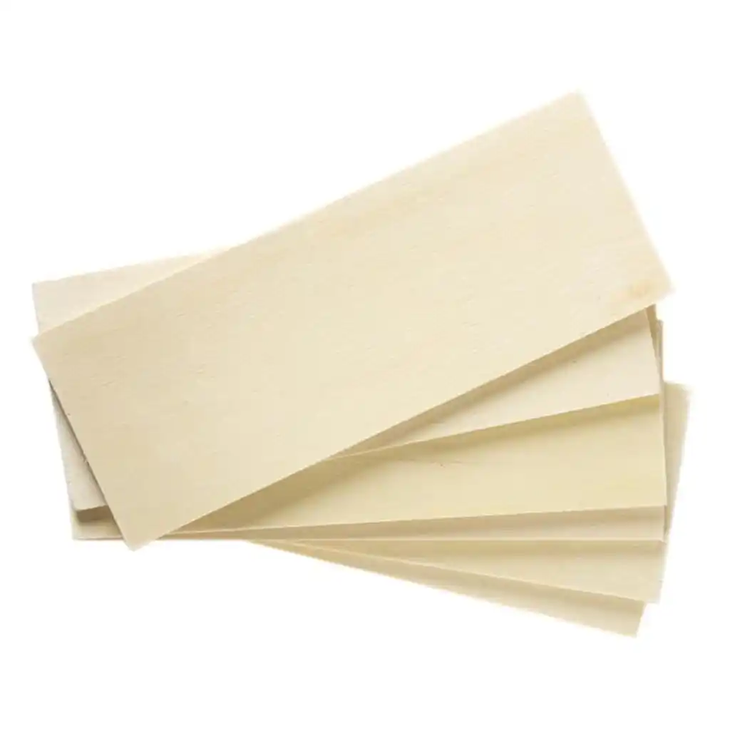 Unfinished Wood Slats 7.25in x 2.8in x 0.25in, 6/Pkg